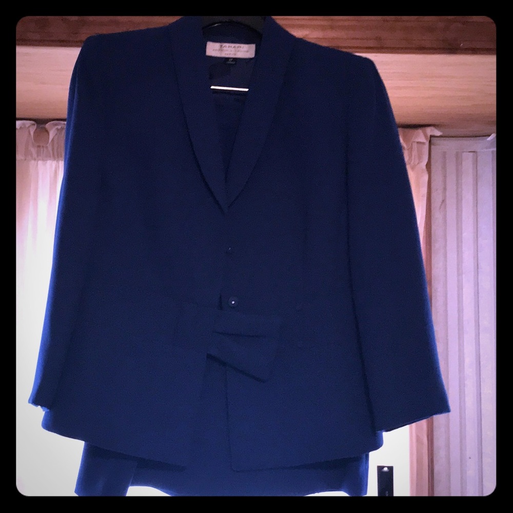 Beautiful royal blue skirt suit